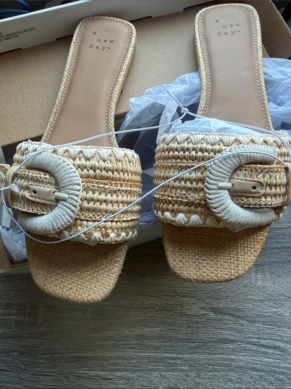 a new day Braided Slide Sandal in Natural - Picture 2 of 2